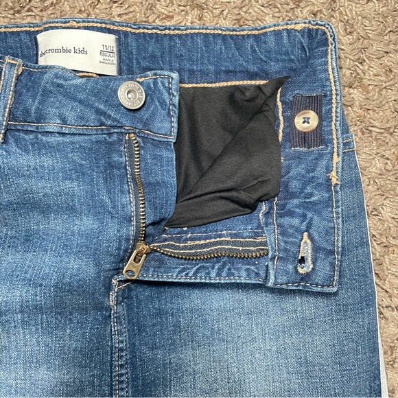 Abercrombie Kids Girls Bow Denim Jean Skort Size 11/12 - Picture 4 of 6